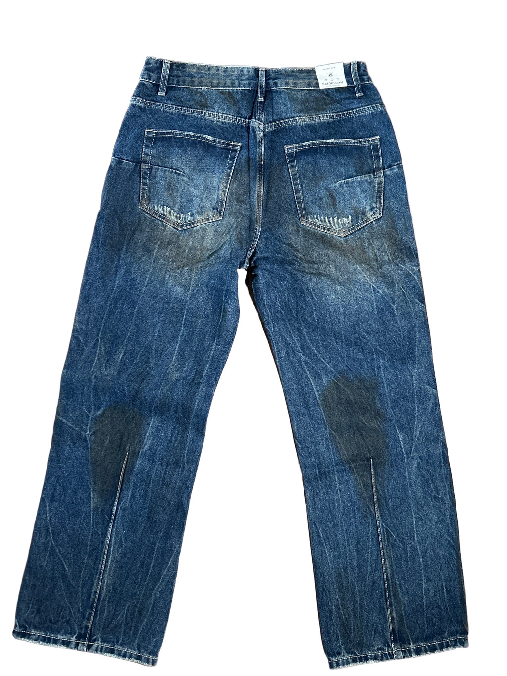 Jeans Baggy Paint Effect