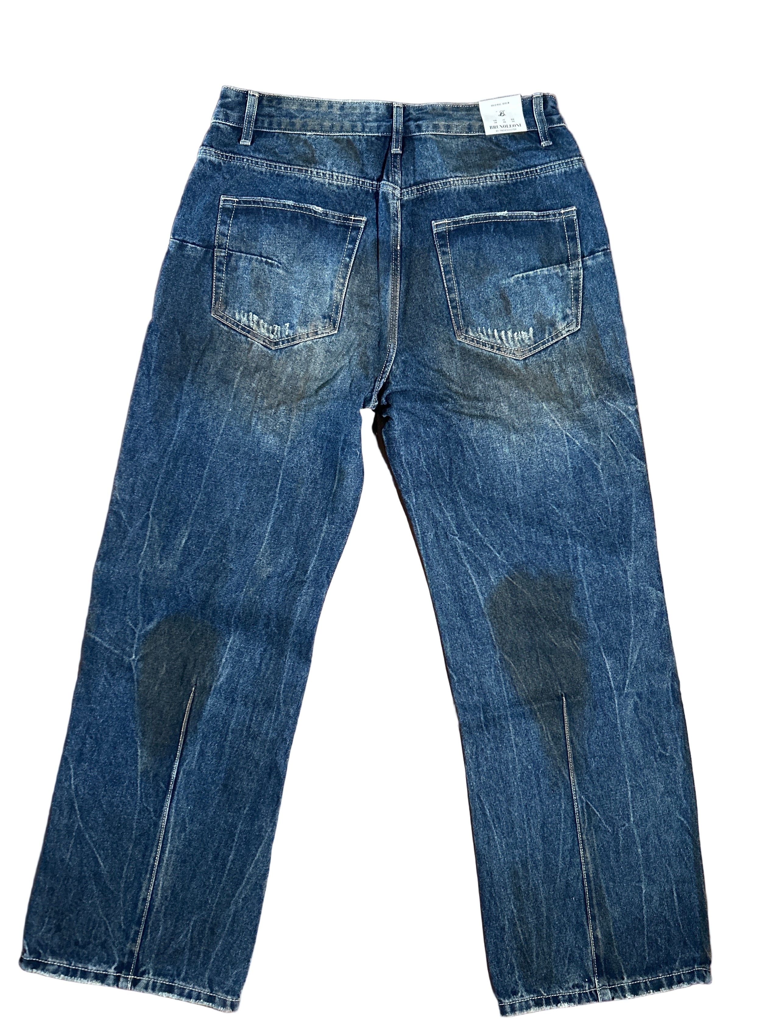 Jeans Baggy Paint Effect